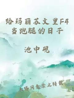 给玛丽苏文里F4当跑腿的日子