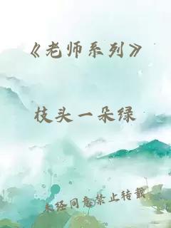 《老师系列》