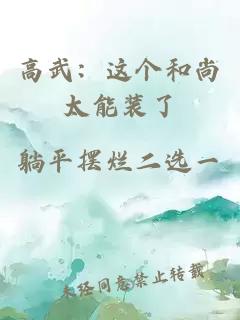 高武：这个和尚太能装了