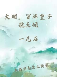 大明，冒牌皇子挽天倾