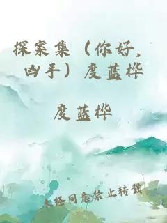 探案集（你好，凶手）度蓝桦