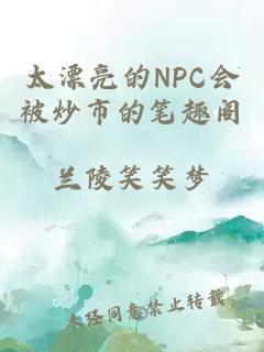 太漂亮的NPC会被炒市的笔趣阁